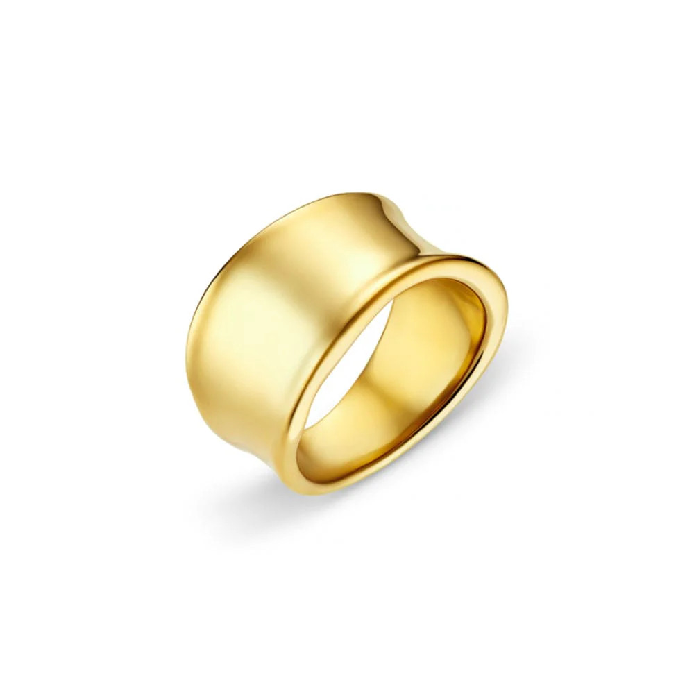 LUXE Statement Molten Ring | Orelia