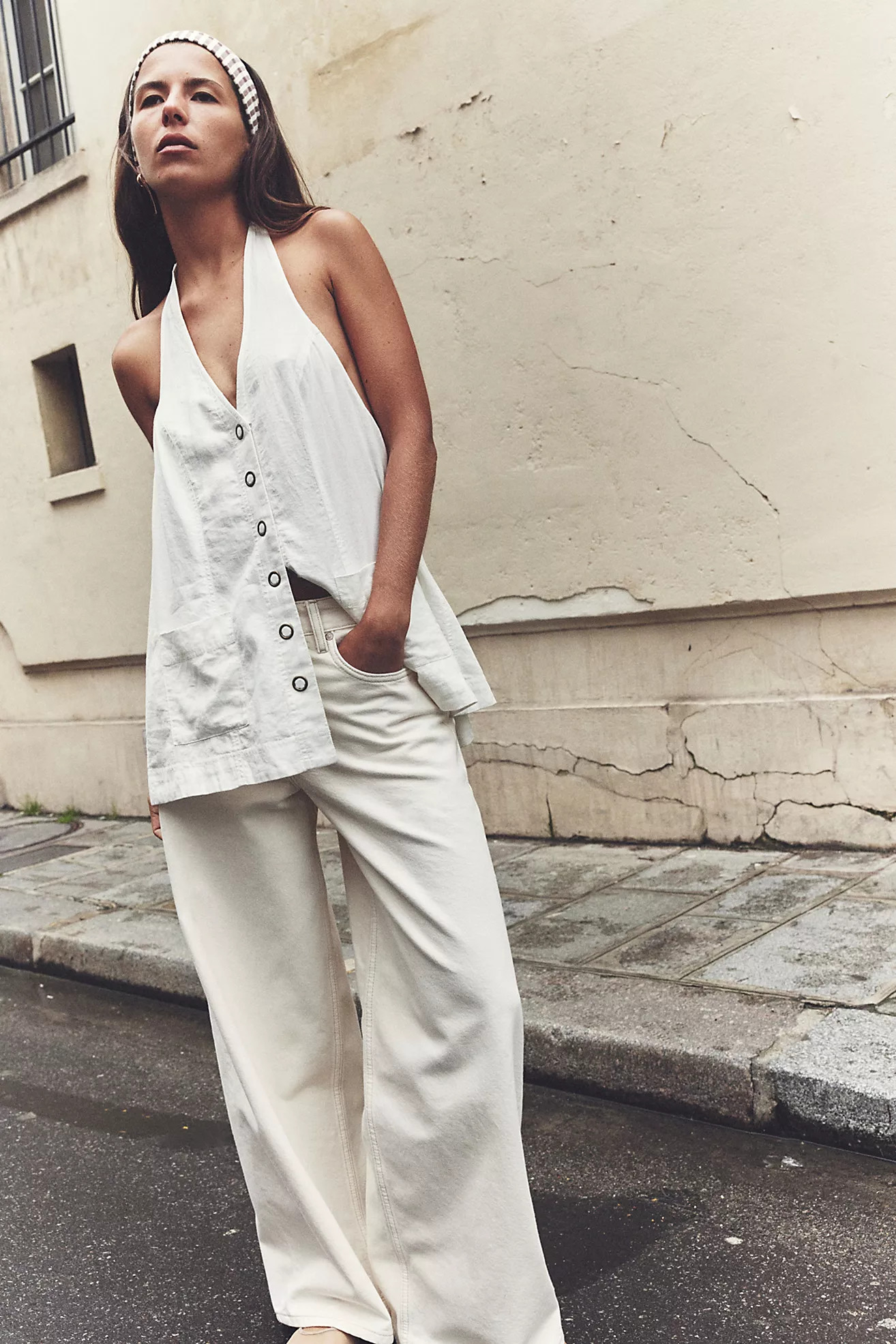 Scout Linen Halter Top | Free People (Global - UK&FR Excluded)