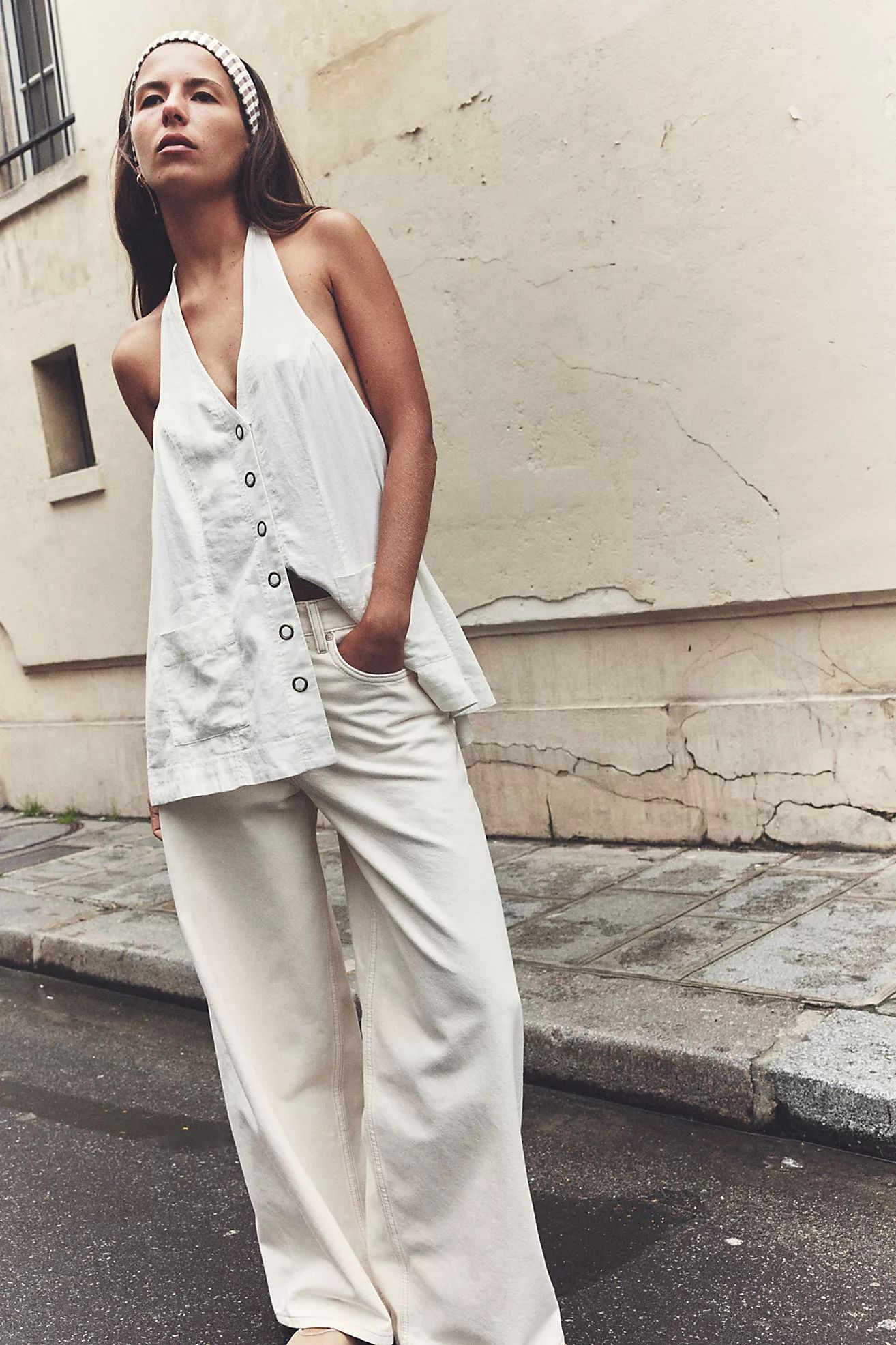Scout Linen Halter Top | Free People (Global - UK&FR Excluded)
