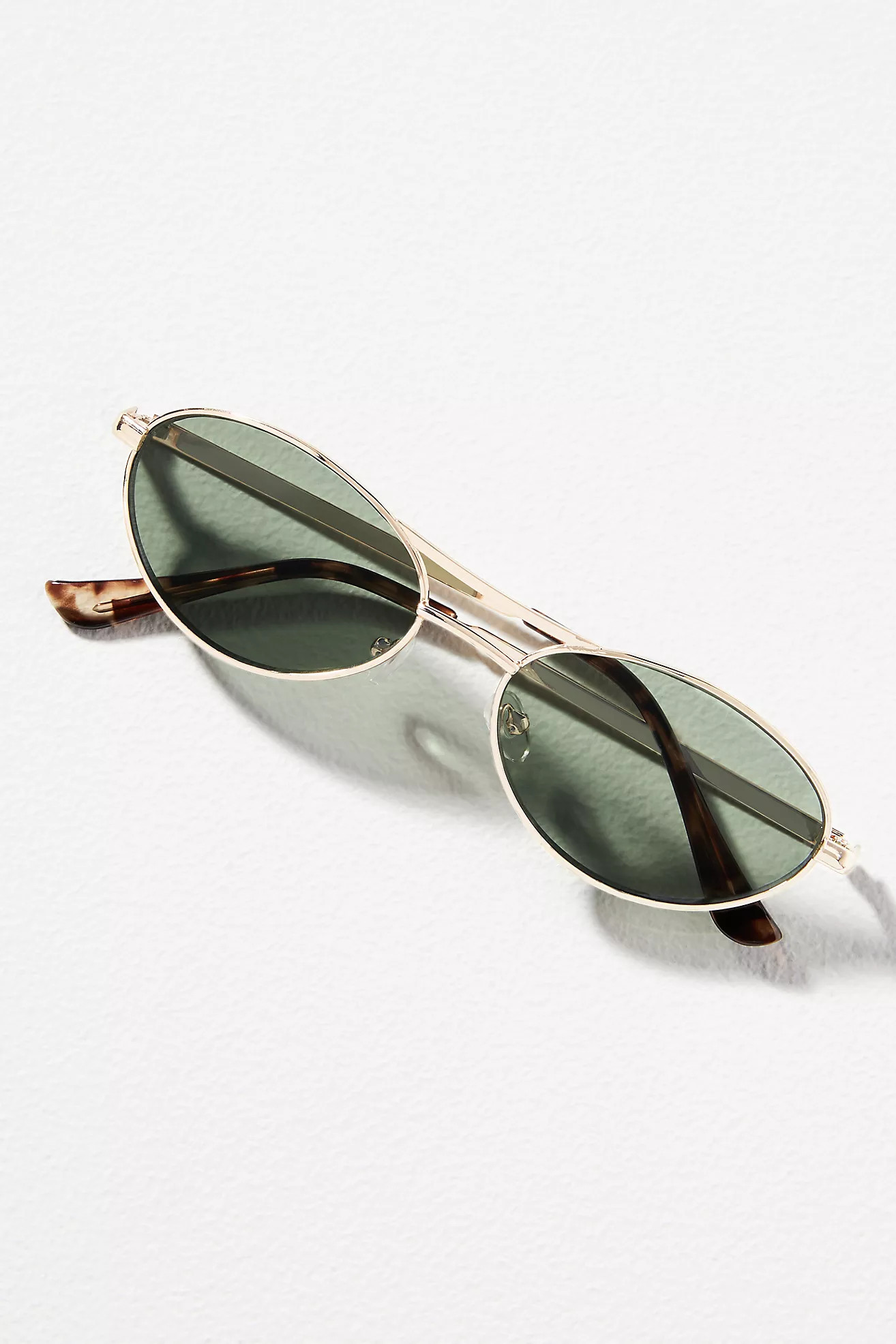 Oval Aviator Sunglasses | Anthropologie (US)