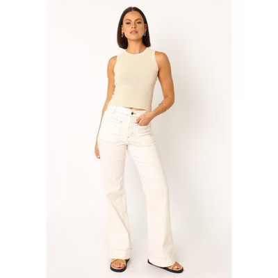 Petal and Pup Maisey Knit Tank - Ecru S | Target