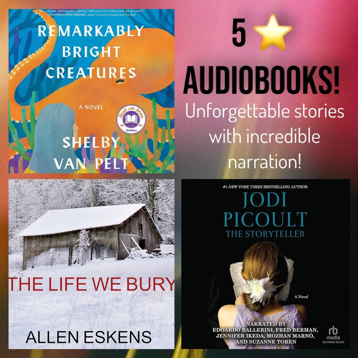 Such well written books with fantastic narration! I cannot recommend these books enough! I rarely give 5 ⭐️ ratings on books, but these three all are 5 ⭐️!

#LTKHome