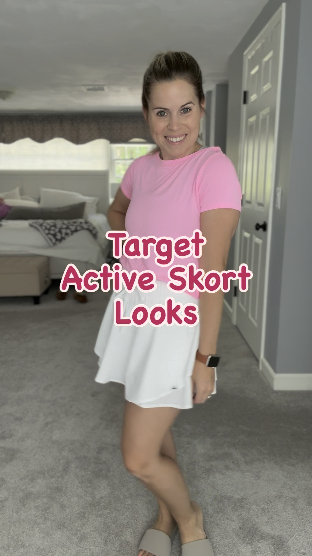 Target style, all in motion slides, joy lab skort, athleisure outfit, mom outfit, summer outfit, active outfit, tennis skirt, golf skirt, short sleeve workout top, tank workout top, bra top, pool slides
Small in everything!


#LTKStyleTip #LTKFindsUnder50 #LTKSeasonal