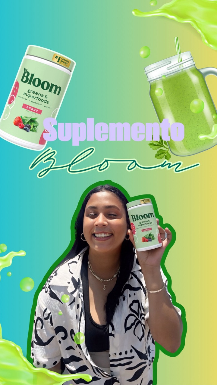 💚 Bloom – Jugo Verde en Polvo 💚
¡Dile hola a tu energía y bienestar diario! 🌱✨
Este jugo verde en polvo es fácil de preparar, delicioso y lleno de nutrientes para cuidar tu cuerpo desde adentro. Perfecto para:
✅ Aumentar tu energía 💪
✅ Mejorar tu digestión 🌿
✅ Aportar vitaminas y minerales esenciales 🍃

💡 Tip: Agrégale agua, hielo o un poquito de fruta y disfruta de tu momento saludable.

🌟 ¡Pruébalo hoy y siente la diferencia!

#Bloom #JugoVerde #HealthyLifestyle #Bienestar #EnergíaNatural #VidaSaludable #RutinaDiaria #SaludYBelleza