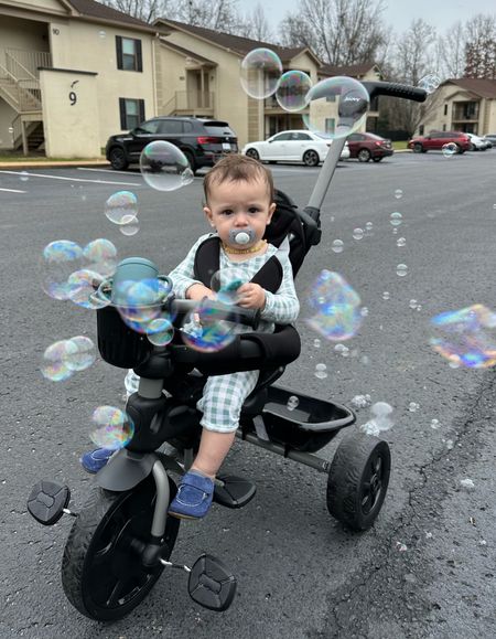 The best baby bike! An essential for getting that morning walk in!! 

Best outdoor baby bike | mom hack | mom walks | outdoor play | toddler bike | outside toys | tricycle | bicycle | bubble blower | best sippy cup | baby cup | silicone cup

#LTKunder50 #LTKbaby #LTKtravel