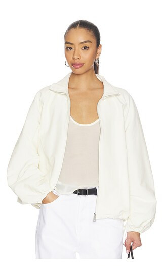 EAVES Aila Sport Jacket in Ivory. - size M | Revolve Clothing (Global)