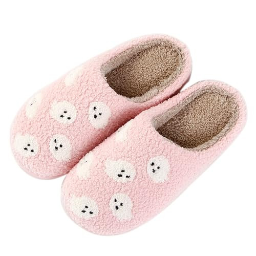 Pink Ghost Slippers For Women Men Halloween Gifts Pumpkin Slippers 3940 | Amazon (US)