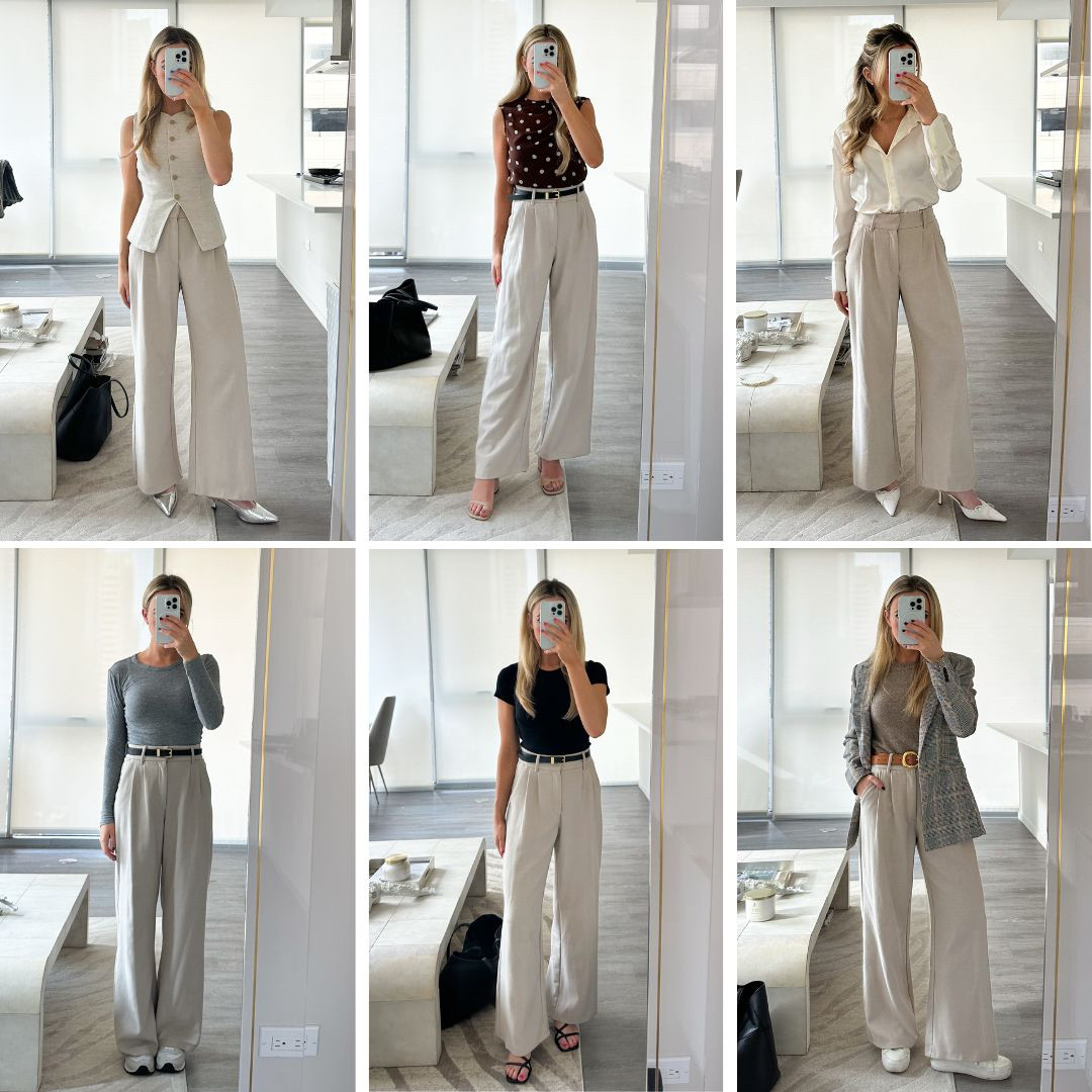 6 Ways to Style Trousers: easy, simple outfits for work, meetings or everyday polished looks that you can copy to simplify your mornings  
 * rounded up trousers at different price points 

#LTKWorkwear #LTKootd #LTKgrwm