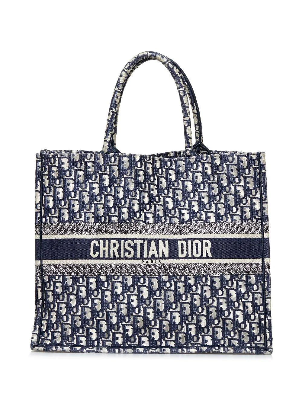 Christian Dior pre-owned Dior Oblique Book Tote Bag - Farfetch | Farfetch Global