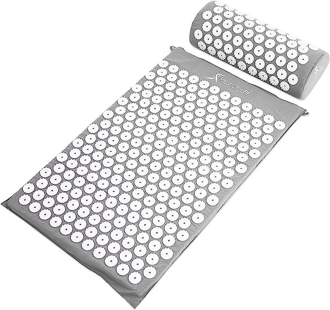 ProsourceFit Acupressure Mat and Pillow Set for Back/Neck Pain Relief and Muscle Relaxation | Amazon (US)