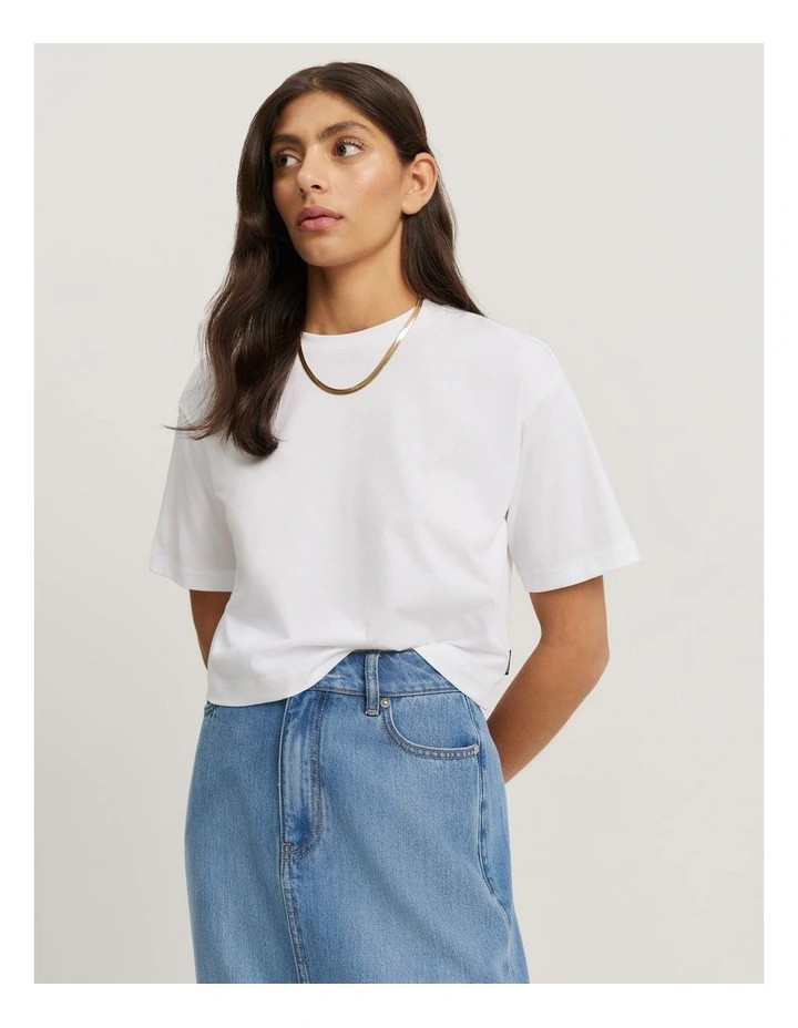 Australian Cotton Crop T-shirt in White | Myer