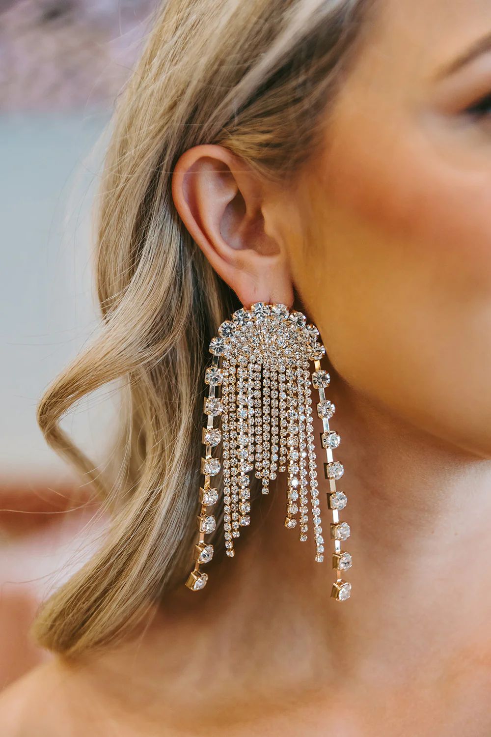 BuddyLove X Treasure Jewels | Chandelier Crystal Earrings | Silver | BuddyLove