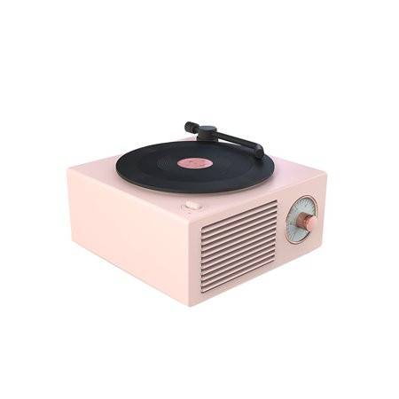 Inkach Retro Bluetooth 5.0 Vinyl Record Player Speaker Strong Bass Tf Card Portable | Walmart (US)