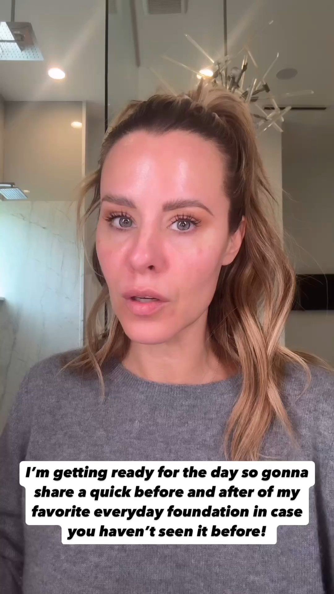 A quick before & after of my favorite everyday foundation that is medium to full coverage, has skin loving ingredients, plus spf50! I wear the color medium and right now you can get 2 tubes for only $39….which is a great deal considering one tube is usually $47! 

#LTKFindsUnder50 #LTKWatchNow #LTKBeauty