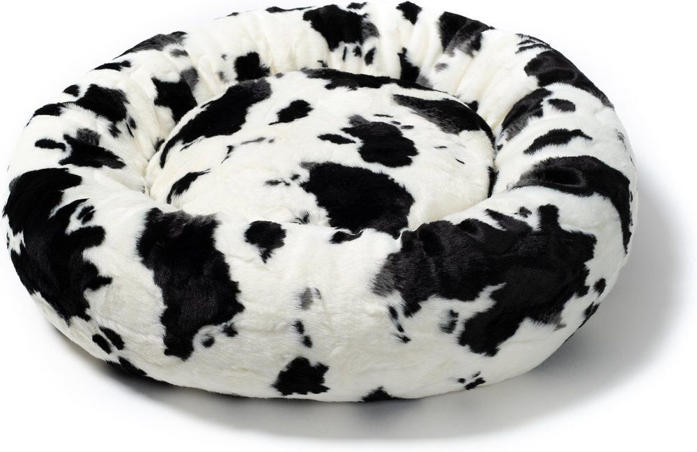 Mau Lifestyle Fluffi Cow Donut Dog & Cat Bed | Chewy.com