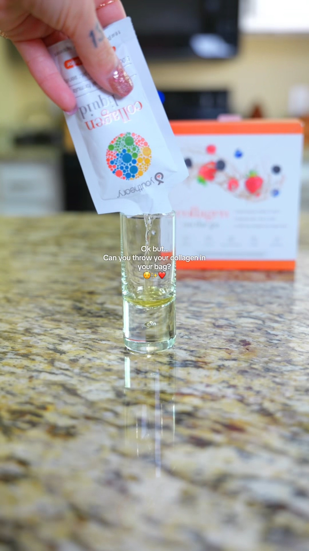 Liquid collagen in an on the go pack, yes please #collagen #youtheory #liquidcollagen #womenshealth #womenssupplements

#LTKSaleAlert #LTKBeauty #LTKOver40