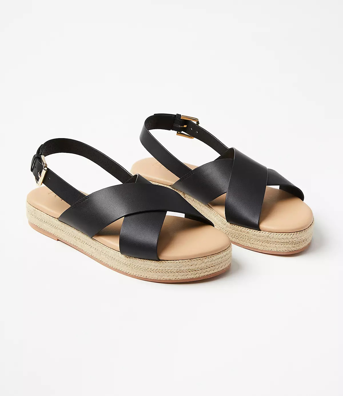 Criss Cross Espadrille Sandals | LOFT