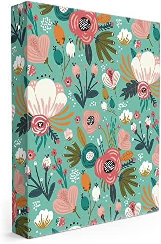 3 Ring Binder Design 1 inch Binder Cute Decorative Hardcover for Letter Size Paper Binder Organiz... | Amazon (US)