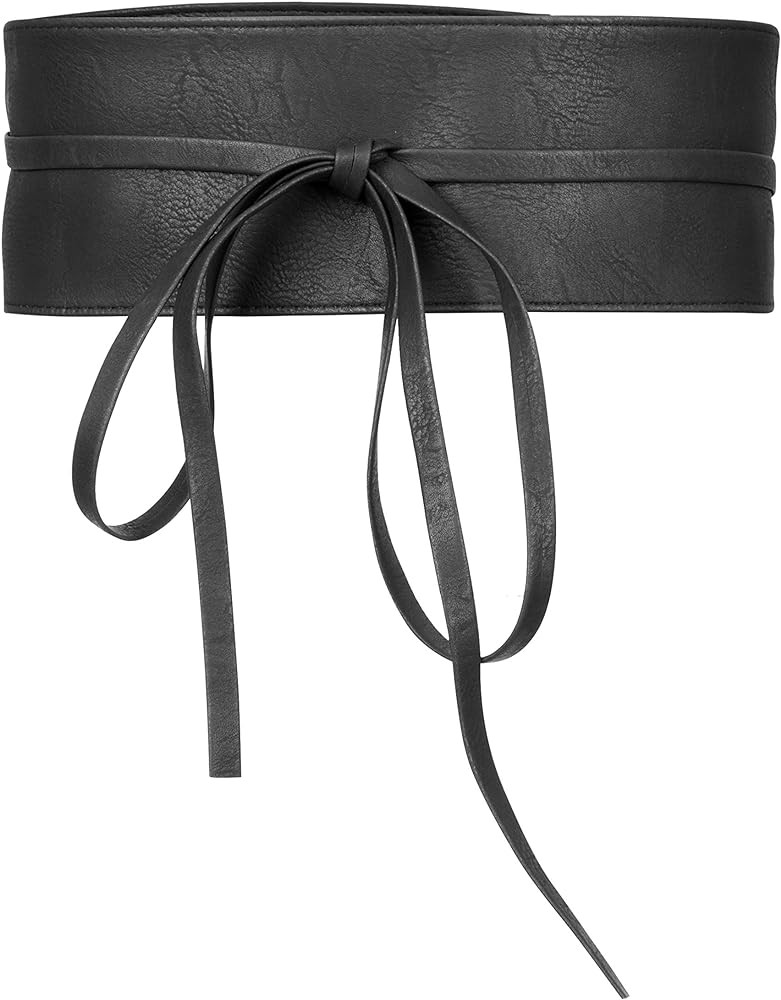 BlackButterfly Obi Waist Band Self Knot Tie Up Cinch Belt | Amazon (US)