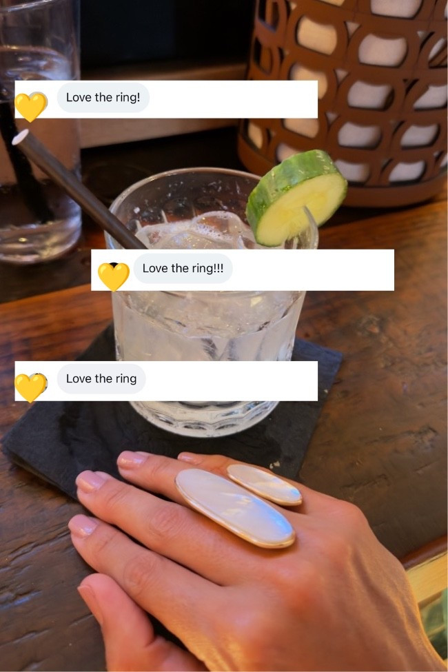 The cocktail ring of cocktail rings  🍸 

#LTKootd #LTKTravel #LTKOver40