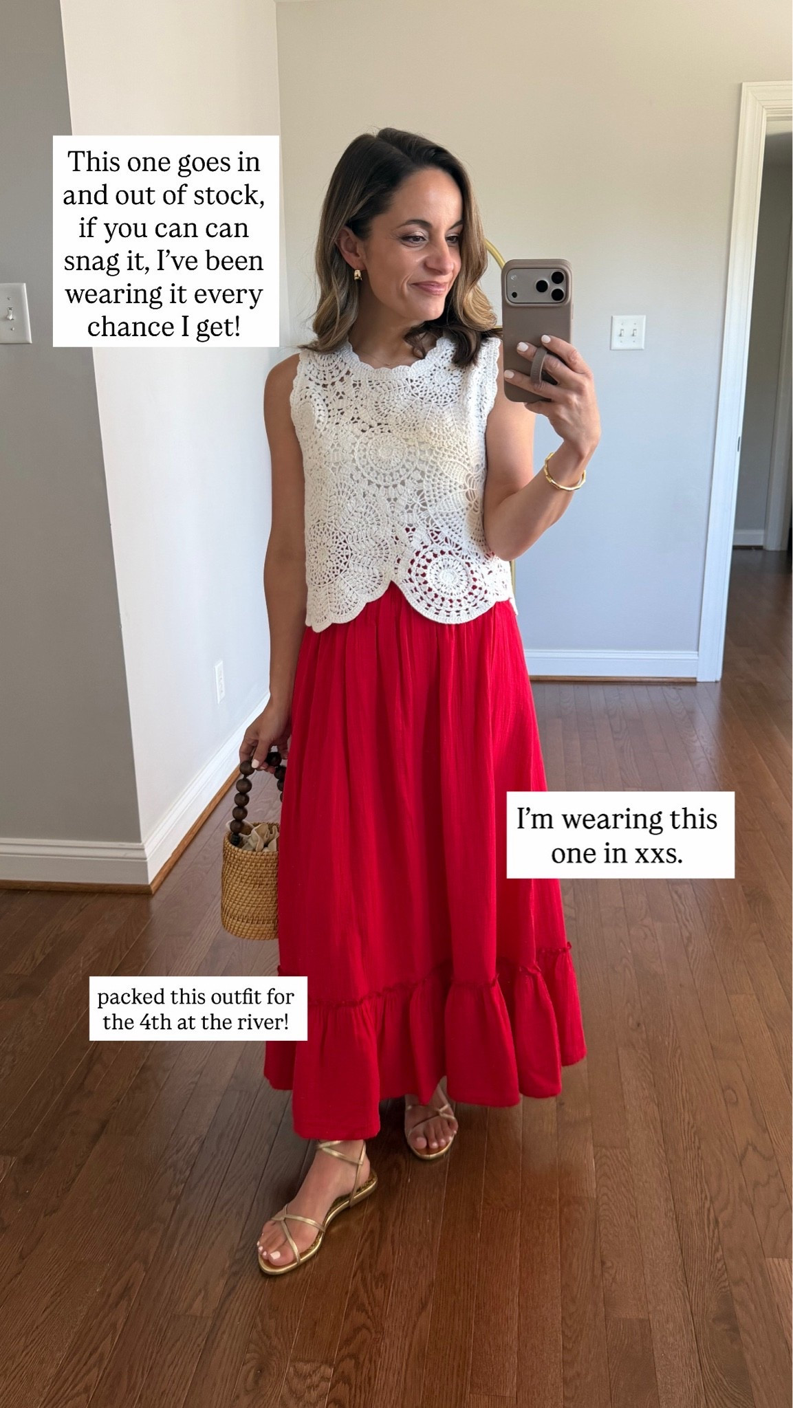 I used to almost always tuck in my tops but lately I’ve been reaching for a breezy cropped top instead. Here are 7 petite friendly options! 

Crochet top (Abercrombie): xxs 
Skirt (Quince): xs 
Camisole (Kohl’s): xs

#LTKPetite