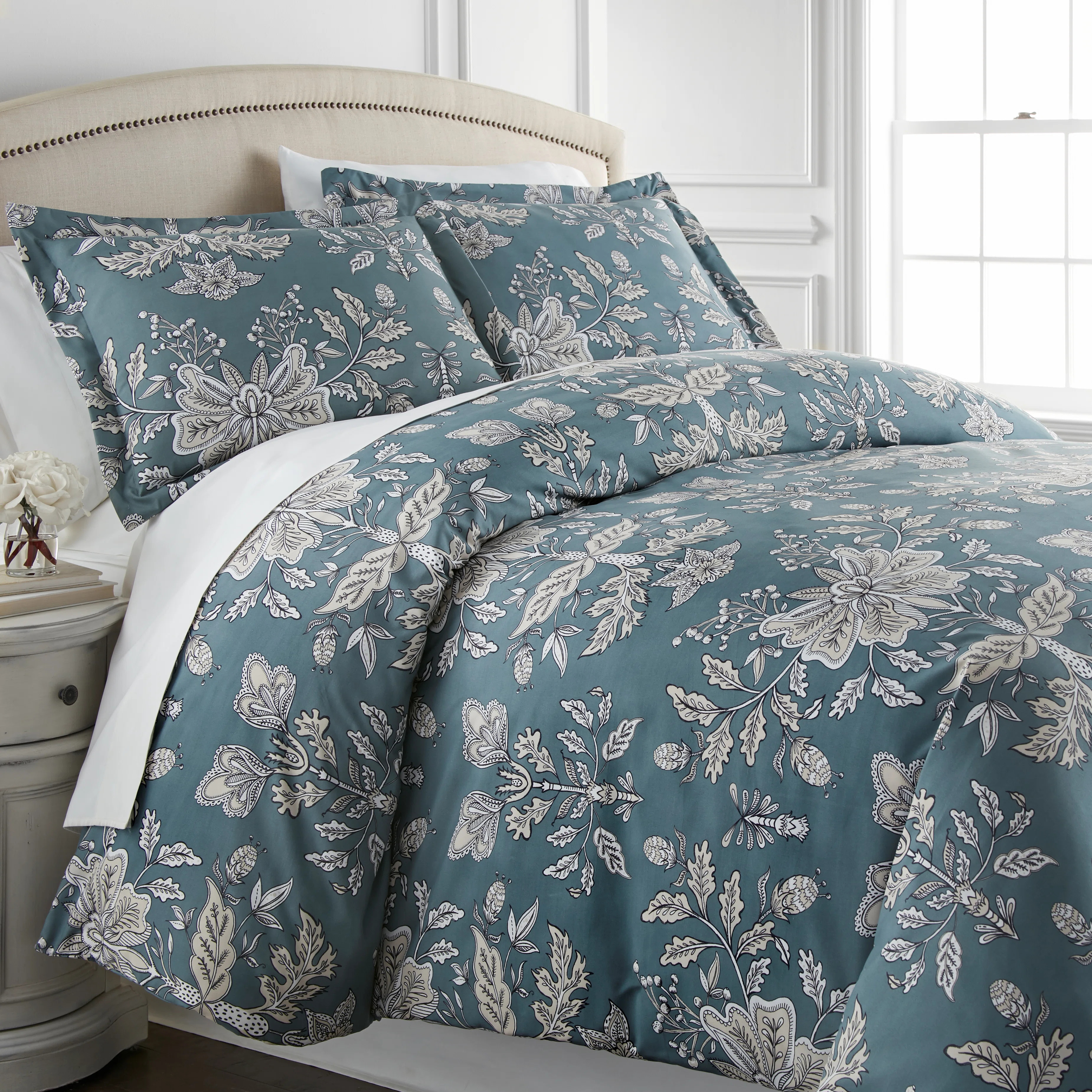 Vintage Garden Garden Down Alternate Comforter Set | Wayfair North America