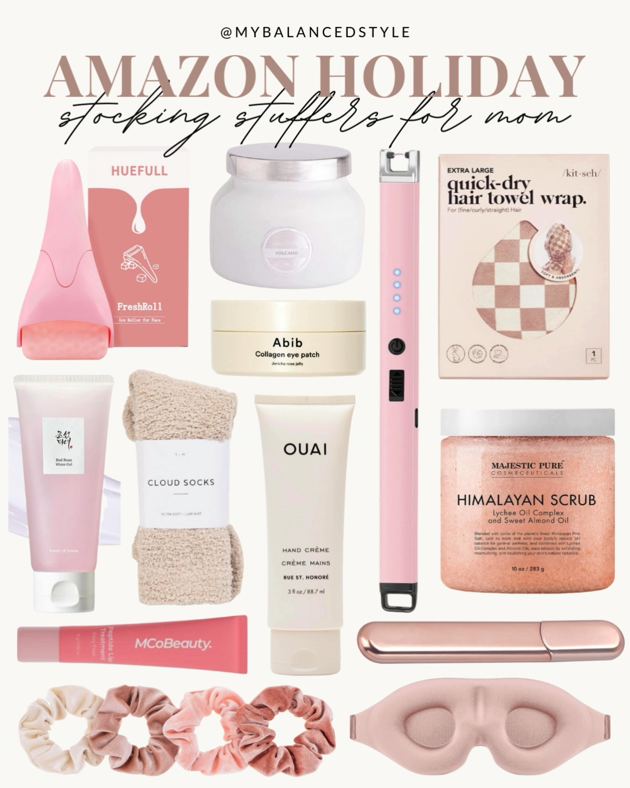 Amazon stocking stuffers for mom

lip masks
silk scrunchies
mini hand creams
travel jewelry cases
hydrating lip oils
under-eye patches
warm fuzzy socks
mini perfumes
hair clips + claws
portable chargers

#LTKGiftGuide #LTKHoliday #LTKSaleAlert