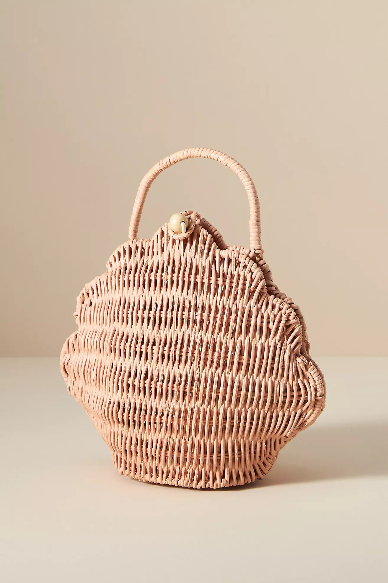 Olli Ella Rattan Shell Bag | Anthropologie (US)