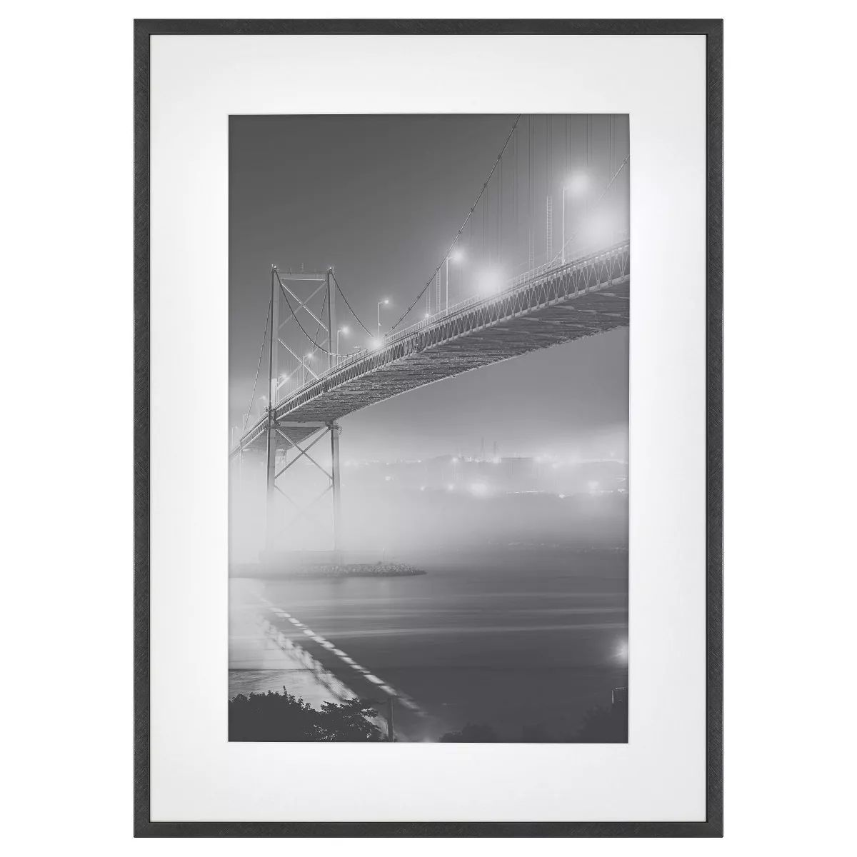 15.4" x 21.4" Matted to 11" x 17" Thin Metal Gallery Frame Black - Threshold™ | Target