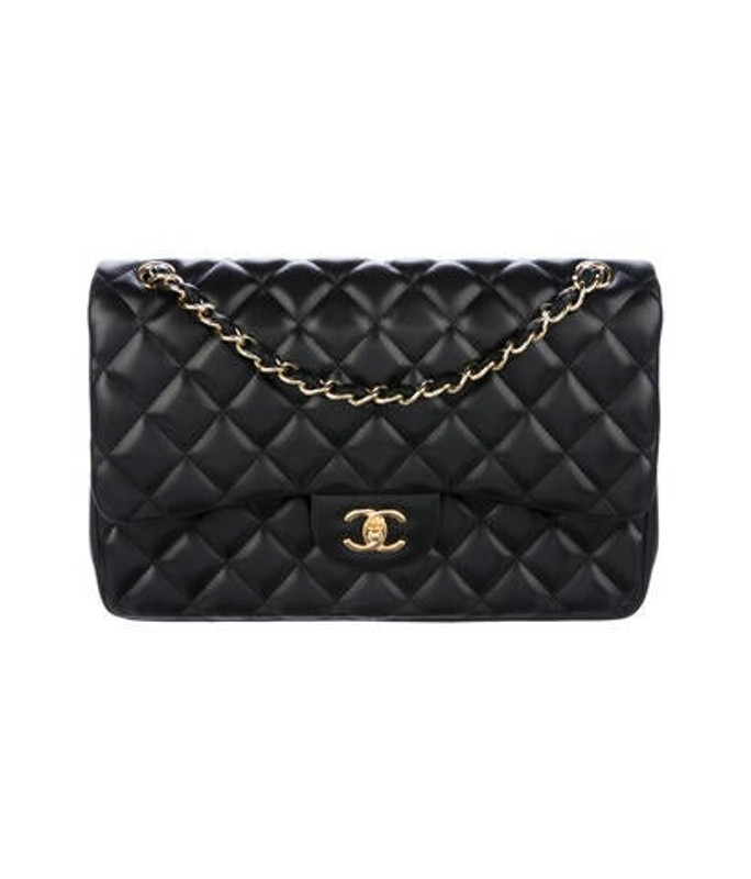 Chanel Classic Jumbo Double Flap Bag Black Chanel Classic Jumbo Double Flap Bag | The RealReal