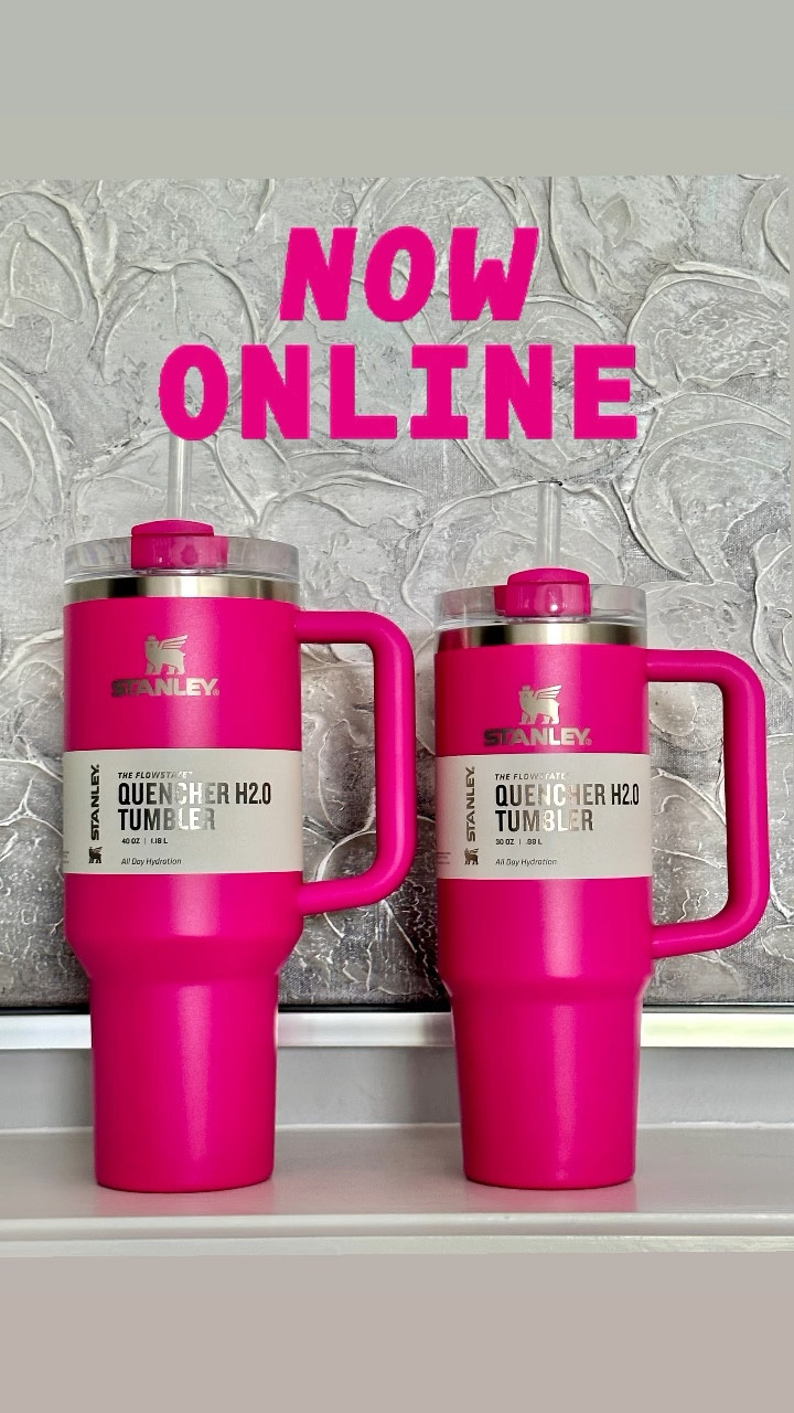 Introducing the new Pink Parade stanley 40oz tumbler!! I am Obsessed!!, Tumbler