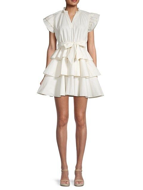 Tiered Ruffle A-Line Dress | Saks Fifth Avenue OFF 5TH (Pmt risk)