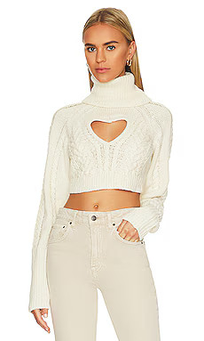 Vera Cropped Cut Out Sweater
                    
                    For Love & Lemons | Revolve Clothing (Global)