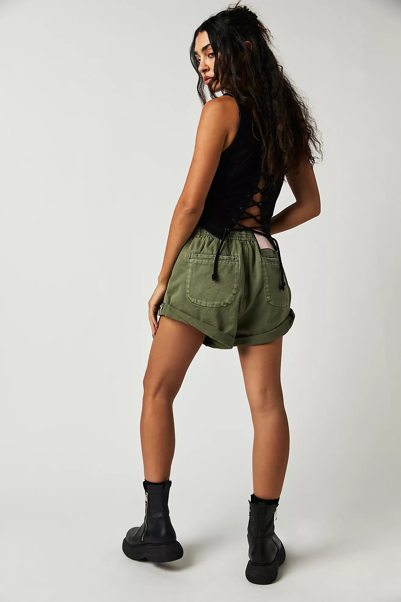 OneTeaspoon Hunters Mid-Length Relaxed Shorts | Free People (Global - UK&FR Excluded)