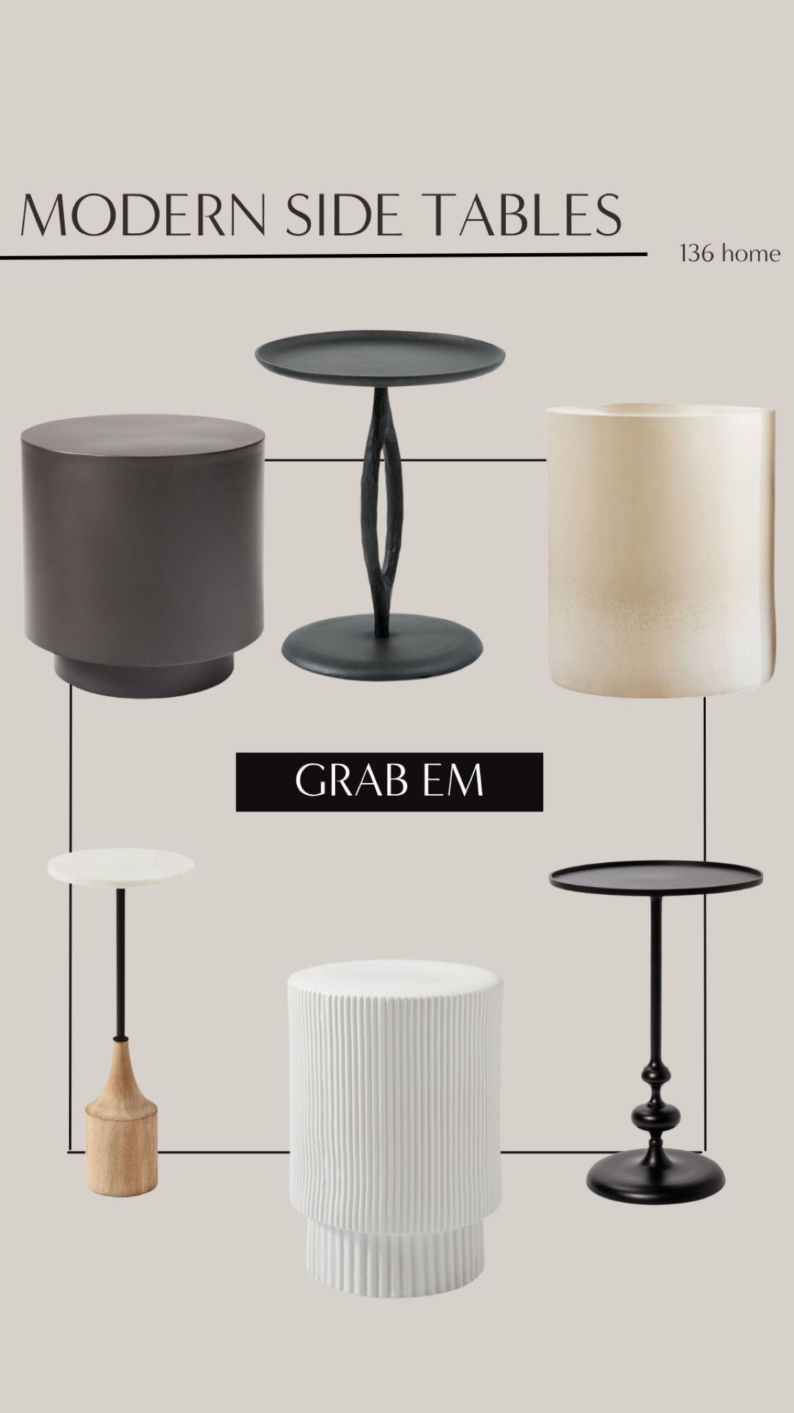 Modern Side Tables #moderndecor #sidetables #homedecor #accenttabls

#LTKFind #LTKstyletip #LTKhome