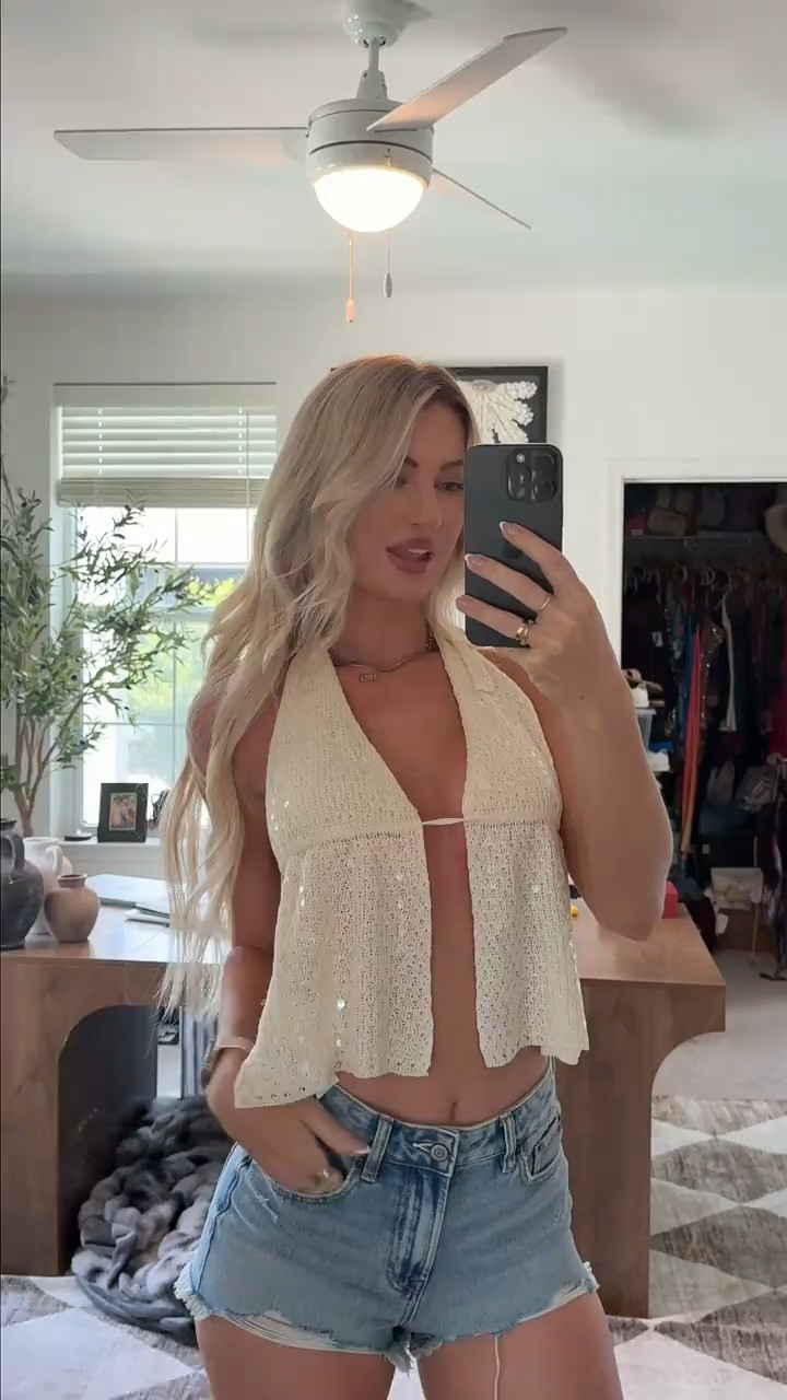 An easy yes for your summer wardrobe. ☀️

The Caught in the Sun Halter Top is soft, flattering, and one of those pieces you'll wear on repeat. Perfect for vacations, weekend brunch, beach dinners, or a casual date night. I love pairing it with linen pants, denim shorts, or a maxi skirt for an effortless look.

Shop the full outfit below and save it for your next vacation. 

 #LTKgrwm #LTKootd
