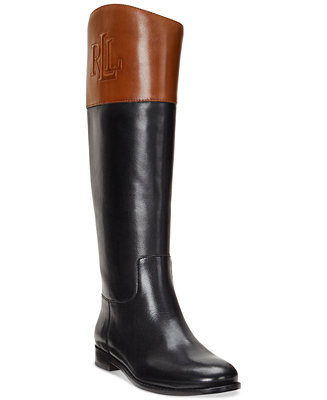 Lauren Ralph Lauren Women's Justine II Riding Boots - Macy's | Macy's