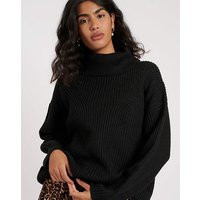 Nobody's Child Longline Roll Neck Jumper | Simply Be (UK)