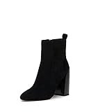 Vince Camuto Women's Footwear Women's Enverna Ankle Boot, Black Suede, 9 | Amazon (US)