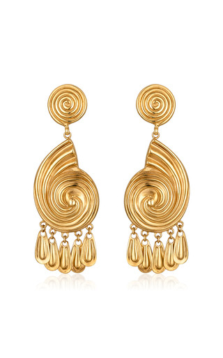 Eliza 14K Gold-Plated Earrings | Moda Operandi (Global)