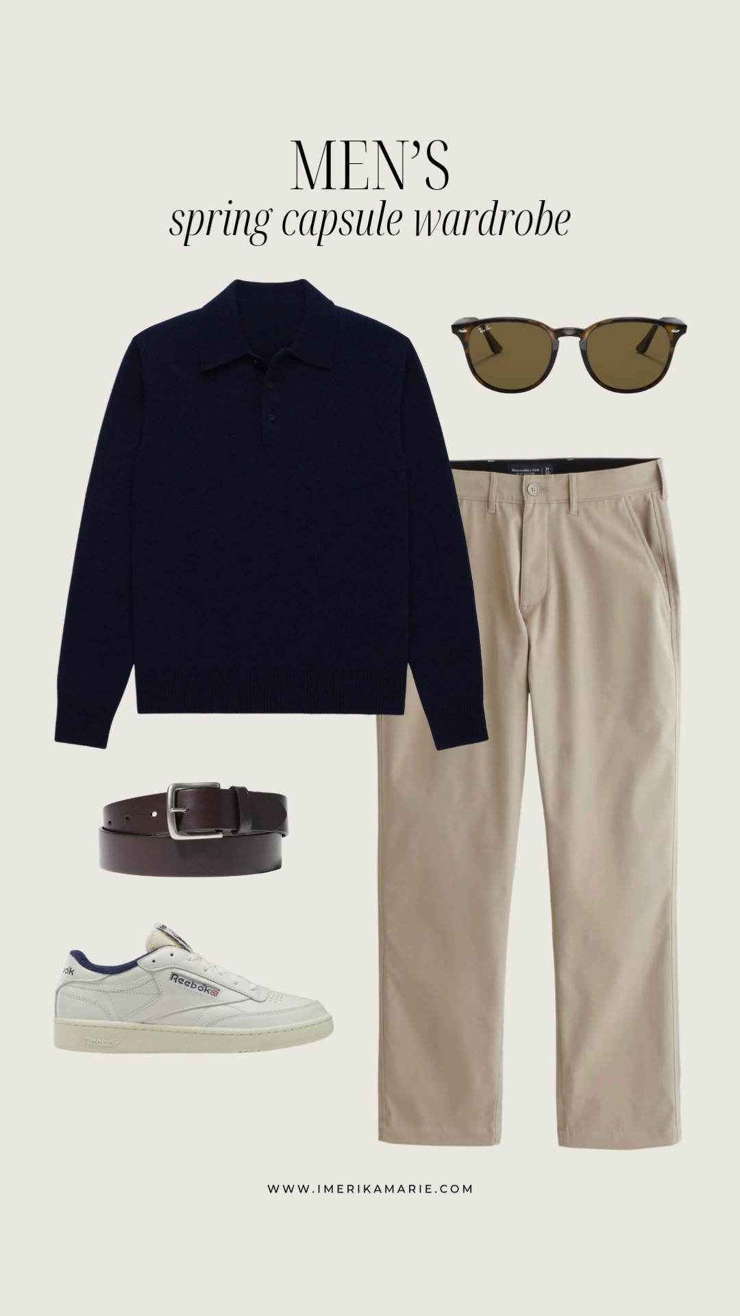 Men's Spring Outfit

men's polo sweater, khaki pants, sunglasses, belt, and Reebok sneakers 

 

#LTKootd #LTKSeasonal #LTKMens