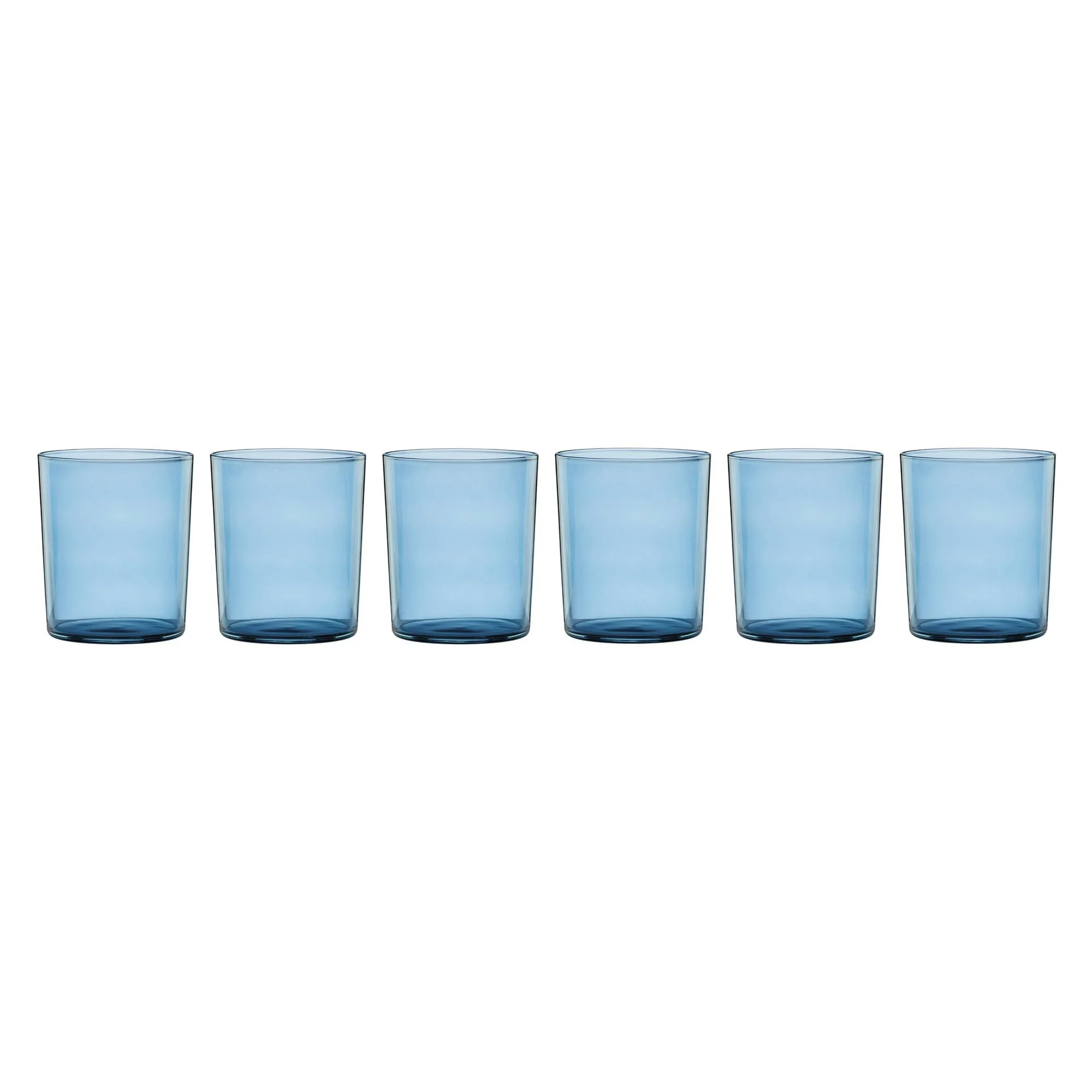 Oneida Entertain 365 16 oz Stackables Blue Glasses (Set of 6) | Walmart (US)