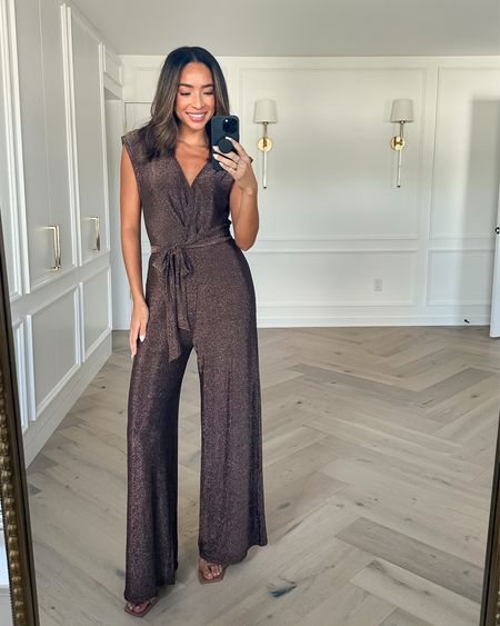 Nena Evans X Petal & Pup is live! Wearing the brown metallic Nora jumpsuit in XS (very forgiving, high stretch material). 




Nena Evans X Petal & Pup
Wedding guest
Jumpsuit 
Fall wedding
Fall event outfit
Dinner outfit
Date night outfit
Party outfit 


#LTKunder100 #LTKstyletip