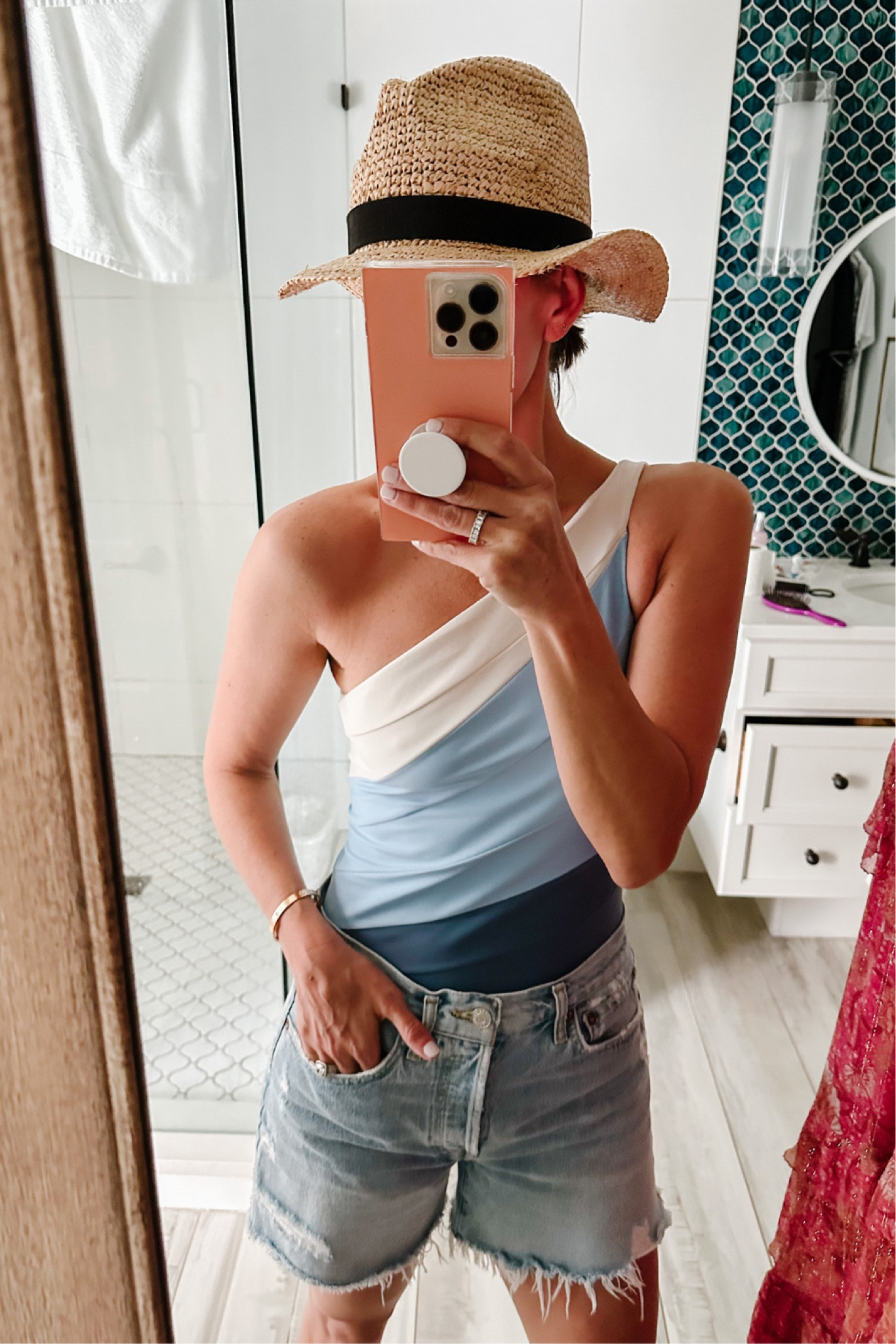 Another favorite one piece that comes in a long torso version. This one is called The Sidestroke from Summersalt. It’s flattering and I always get compliments on it. I’m wearing size 2.

#LTKfindsunder100 #LTKSeasonal #LTKstyletip