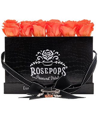 Rosepops Pop-Up Real Tangerine Twist Roses with Complementary Trio of Halloween Themed Charms, Bo... | Macys (US)