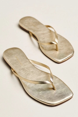 By Anthropologie Square-Toe Flip-Flops | Anthropologie (US)