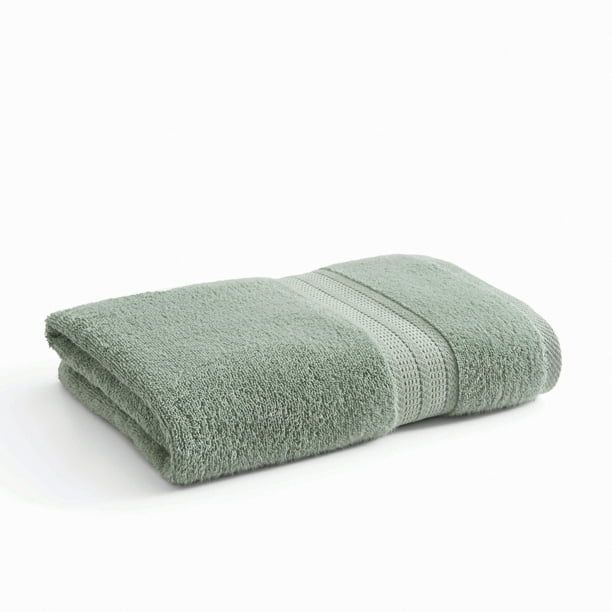 Better Homes & Gardens Bath Collection - Single Bath Towel, Solid Green - Walmart.com | Walmart (US)