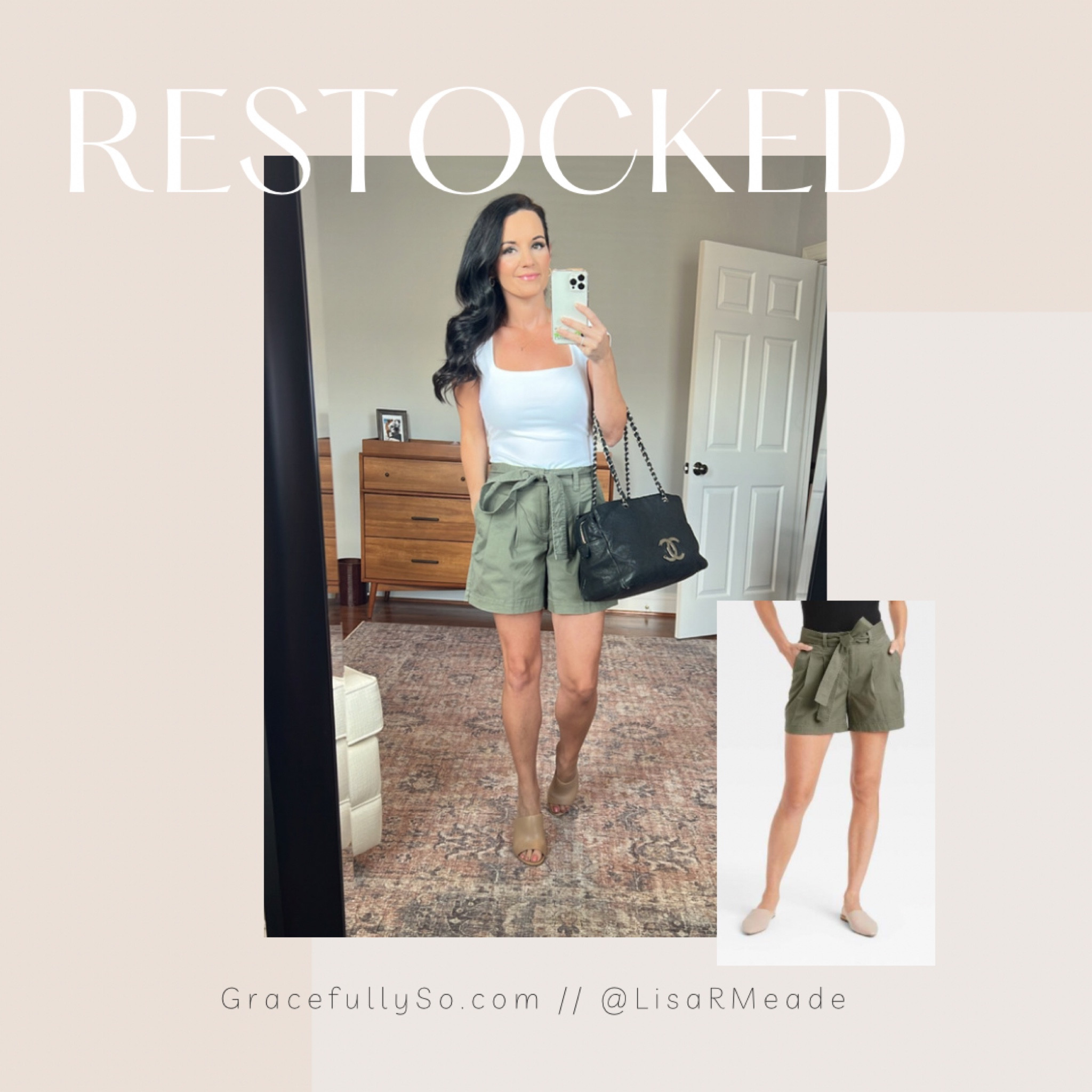 High rise shorts from Target - restocked in all sizes in a few colors. Fits tts - wearing 0. For reference I’m 5’3 115lbs 
.
.
Target / target style / target finds / restock / shorts / high waist shorts / high rise shorts / casual / casual outfit / affordable / weekend style 

#LTKunder50