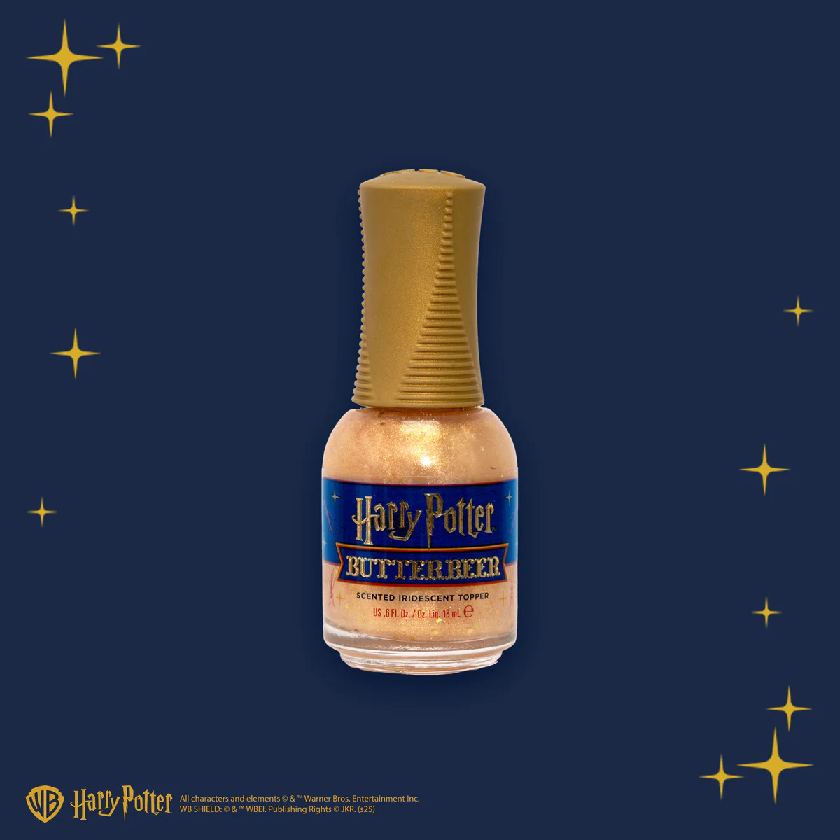 HARRY POTTER™ BUTTERBEER™ Scented Iridescent Topper | ORLY International