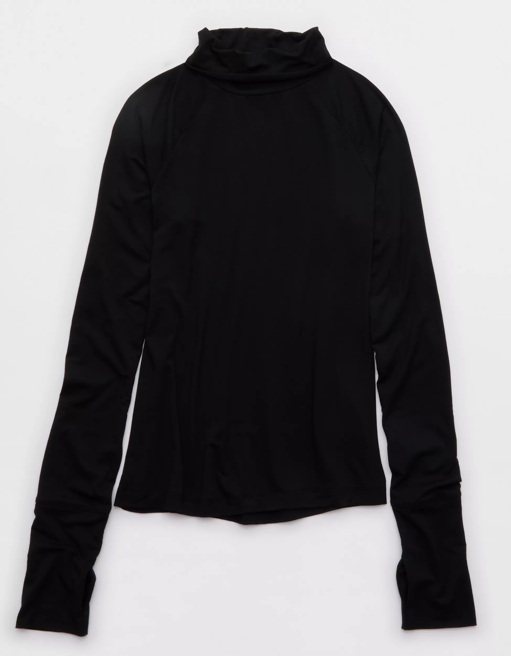 OFFLINE By Aerie Thumbs Up Long Sleeve Turtleneck Shirt | Aerie